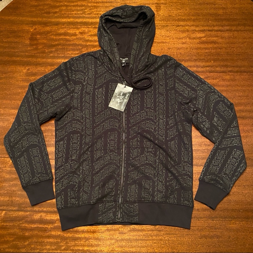 Brand NWT True Religion Chainlink Hoodie - Size L